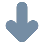 Long Arrow Down Xs SVG Icon